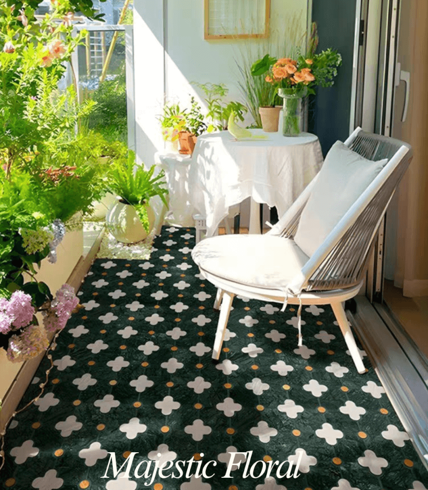 โมเสคหินอ่อน TIMELESS TILES รุ่น MAJESTIC FLORAL 20X20 ซม. สีเขียว EMERALD GREEN_6